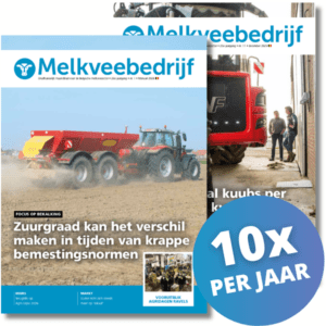 Covers van twee edities van Melkveebedrijf